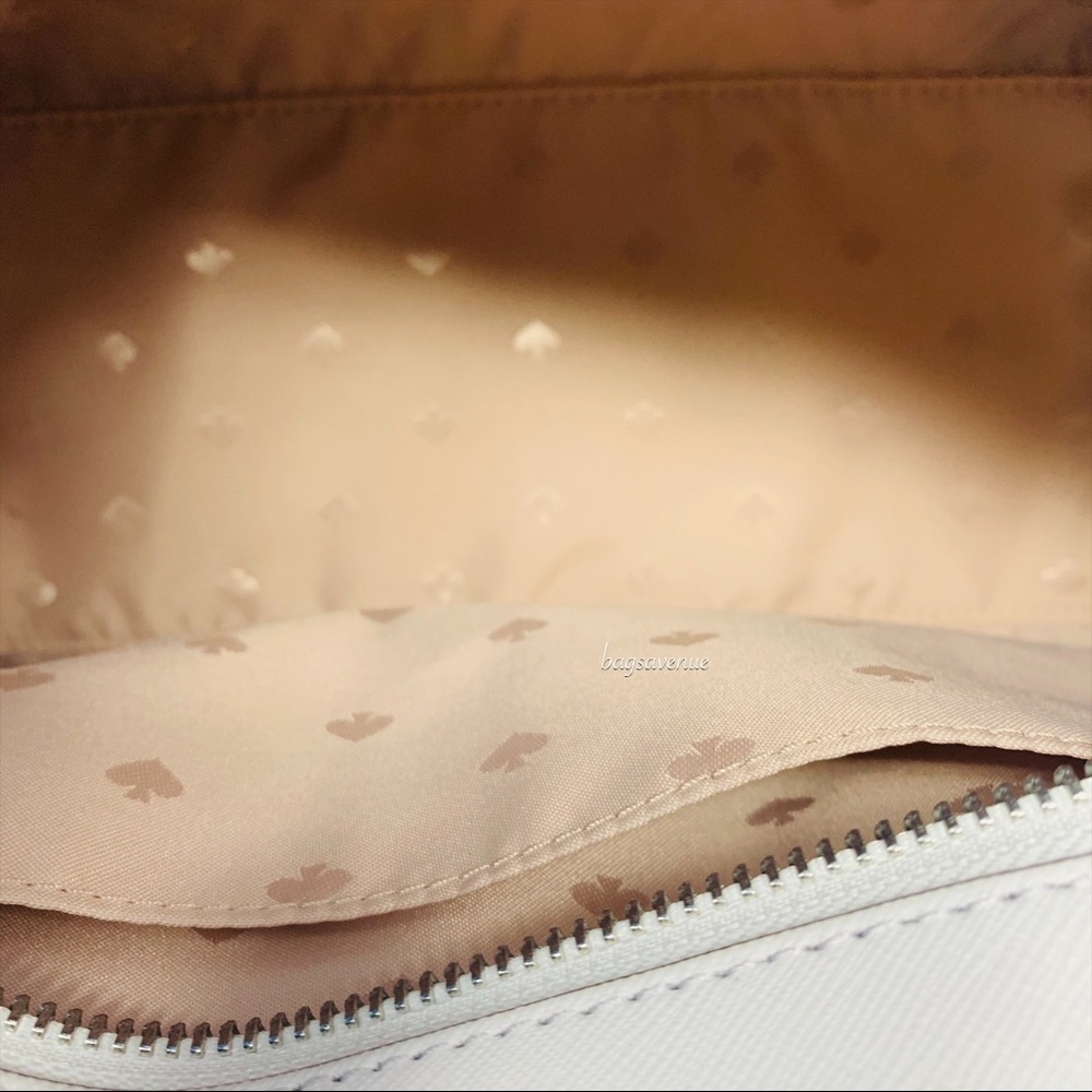 Kate spade Cameron medium satchel warm beige black - Picture 8 of 10